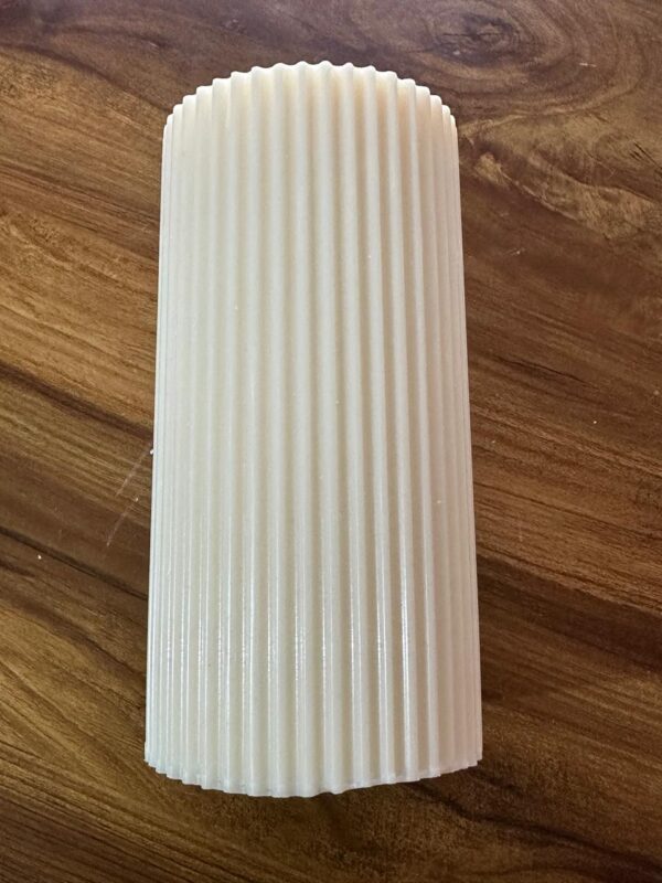 CRINKLE PILLAR CANDLE BIG